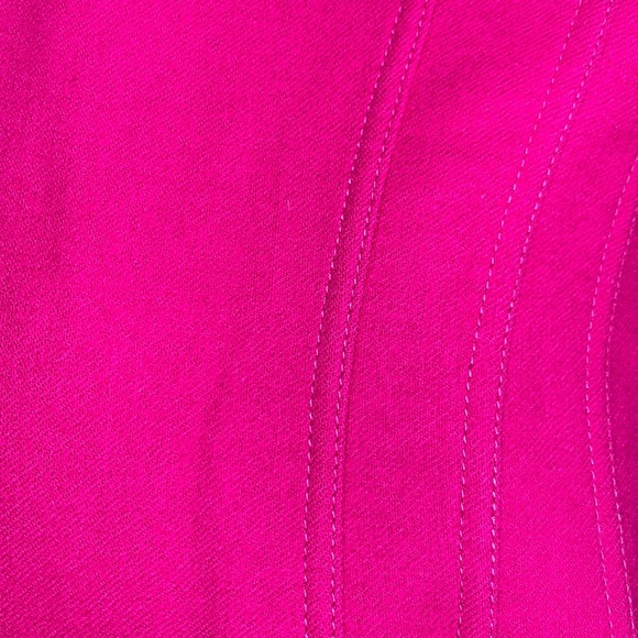 LOUIS FERAUD trophy vintage pink wool suit, tailored skirt & jacket. 6 EUC - Picture 10 of 17